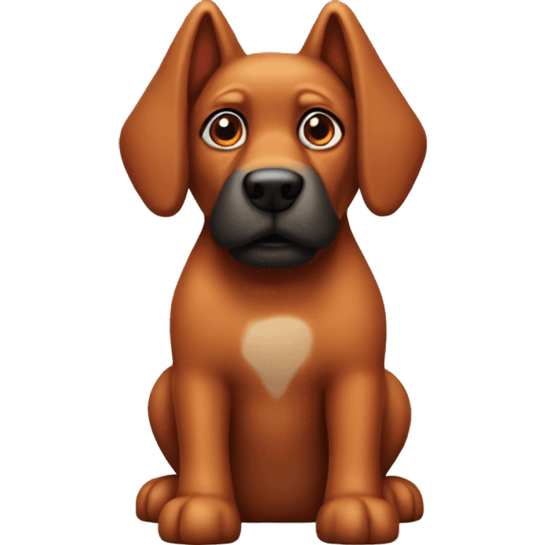 red dog-eared cheat sheet emoji