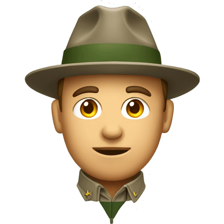 Park ranger with a dunce cap emoji