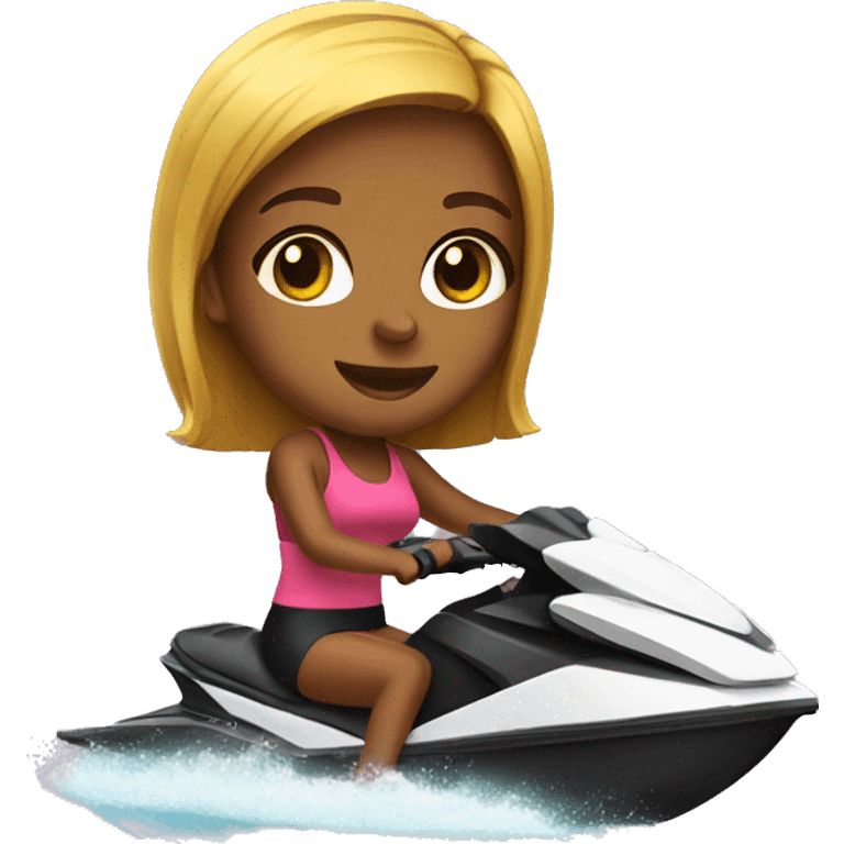 Girl on Jetski emoji