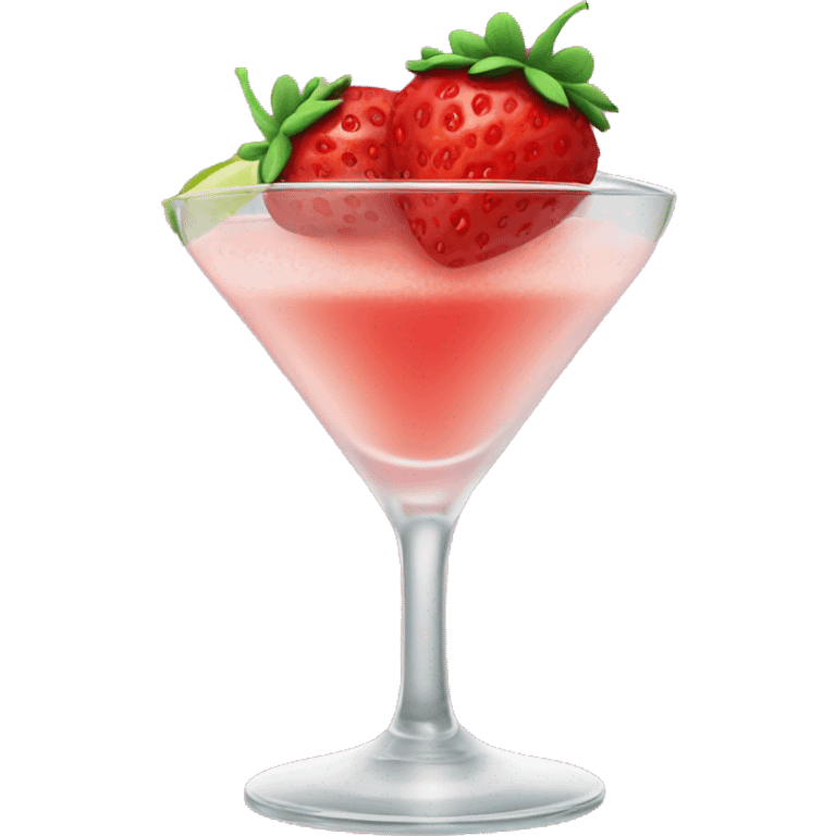 strawberry daiquiri  emoji