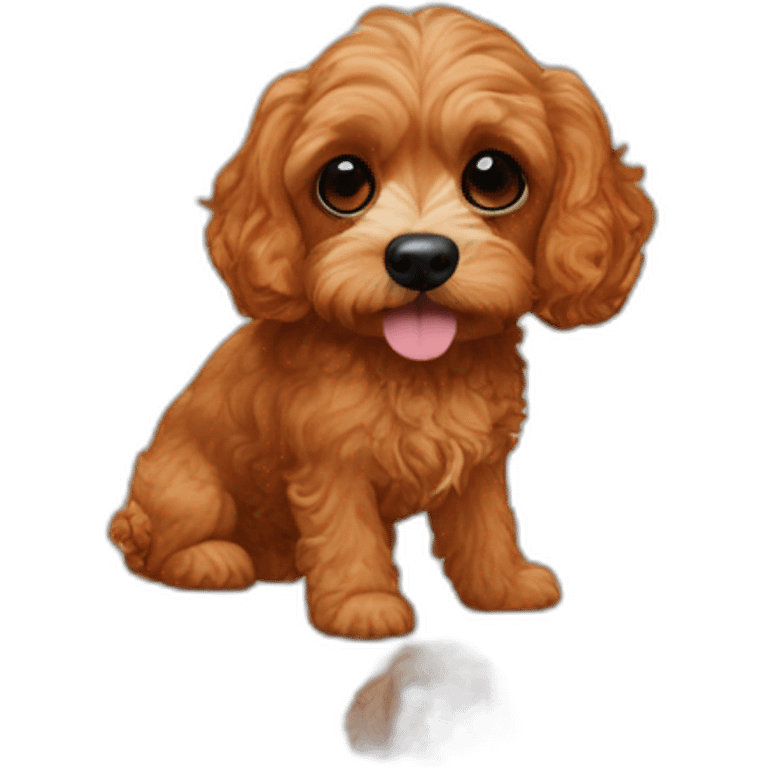 red cavapoo emoji