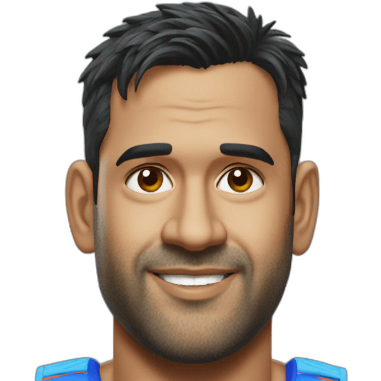 MS dhoni emoji