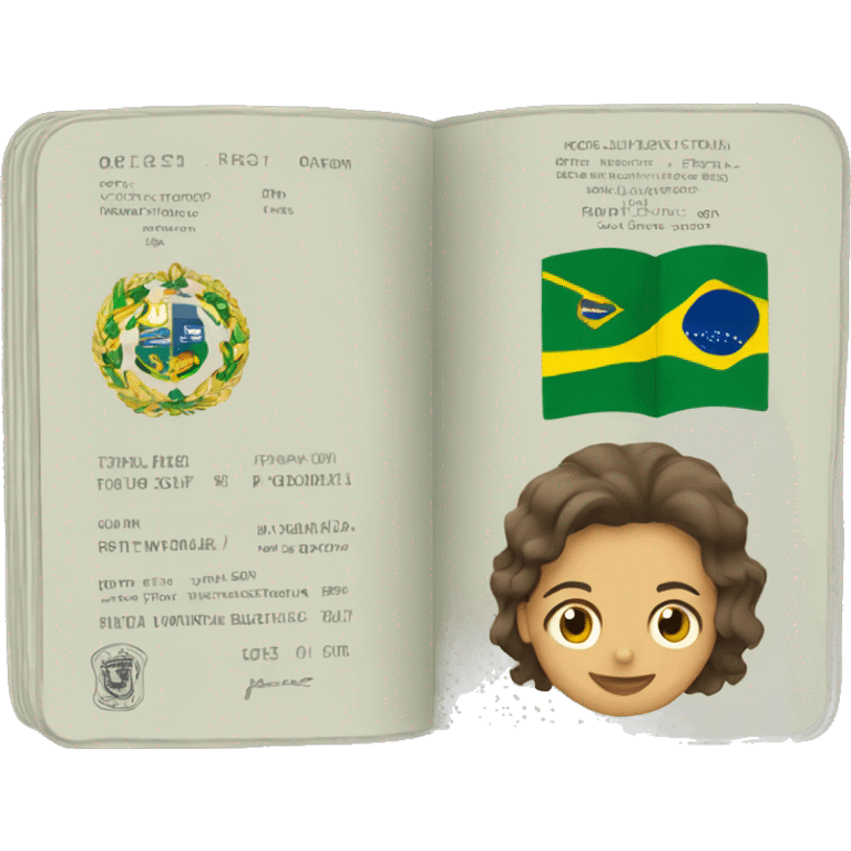 Brazilian passport emoji