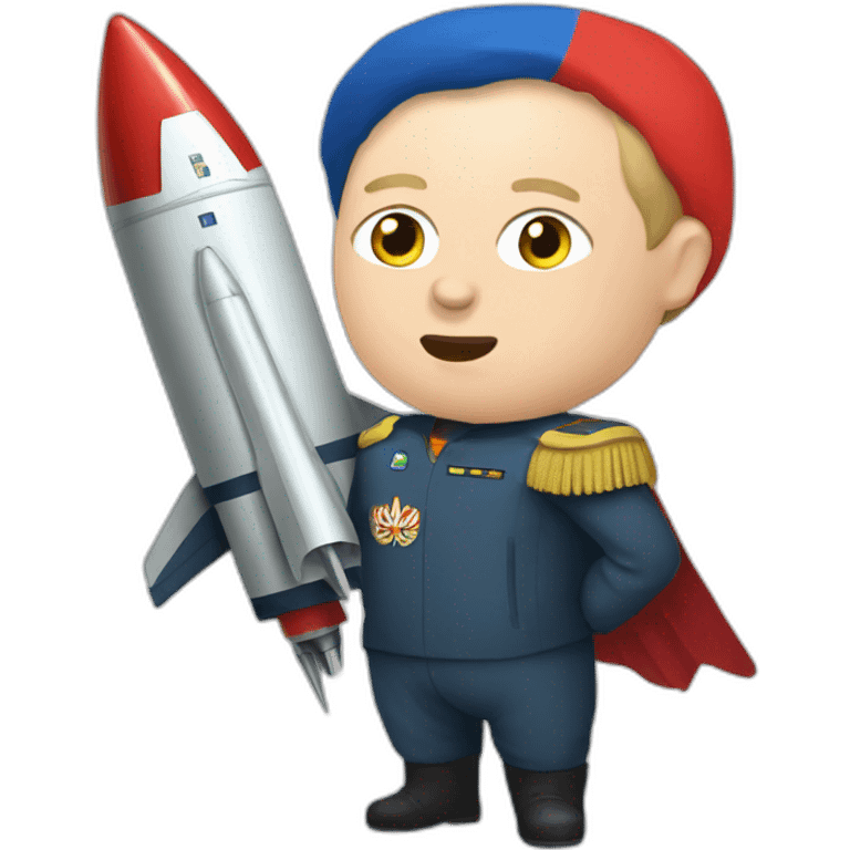 putin with corean rocket emoji