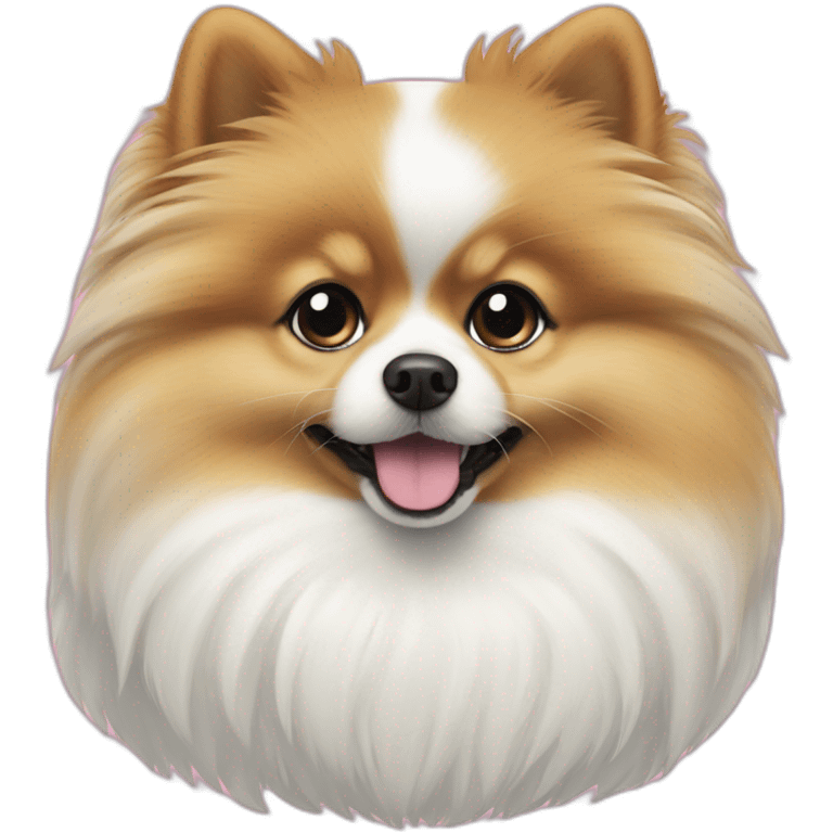 Pomerania blanco emoji