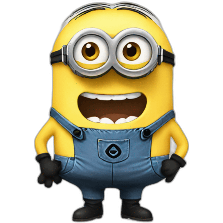 minion with patch emoji