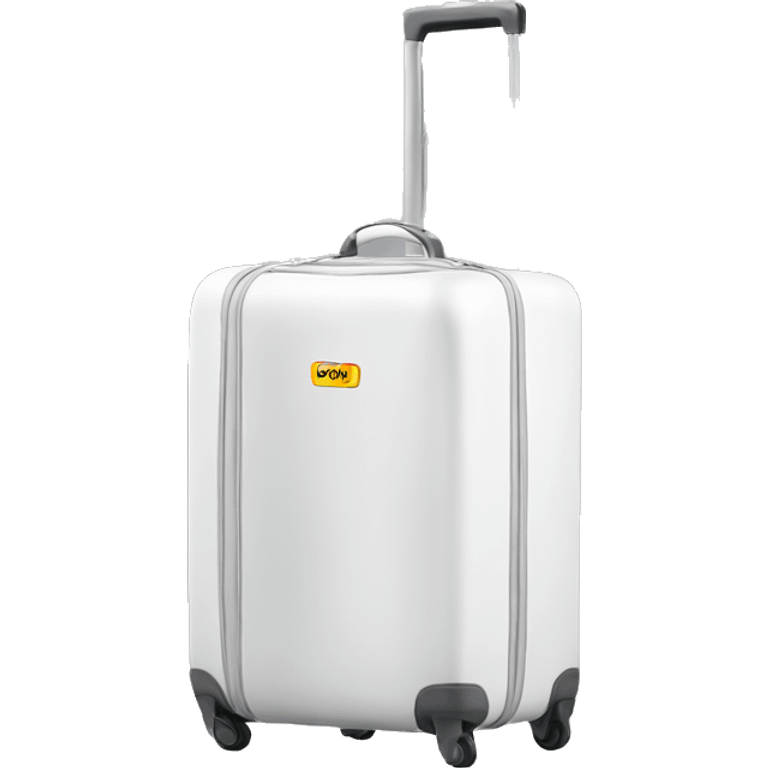 white luggage  emoji