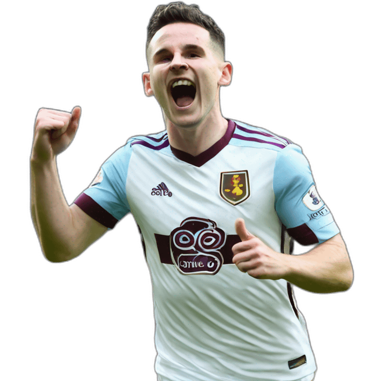 John McGinn celebration Aston villa emoji