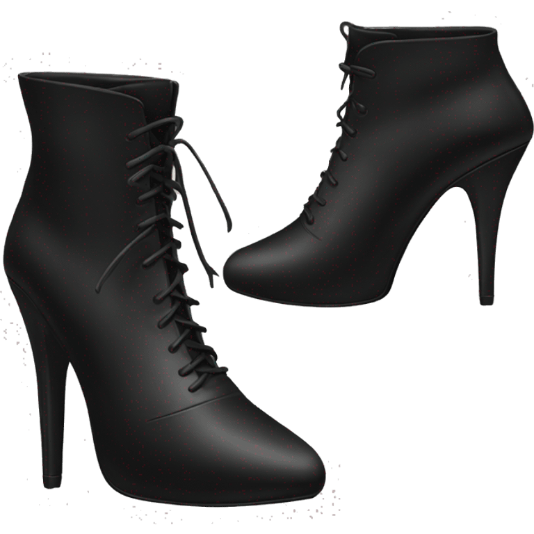 Black Stiletto Boots emoji