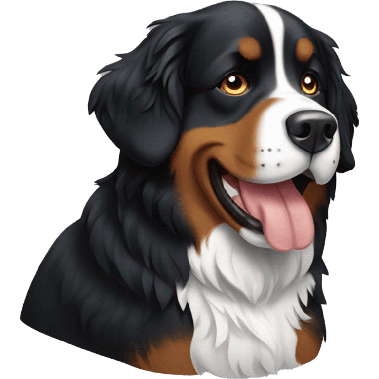 Bernese Mountain Dog emoji