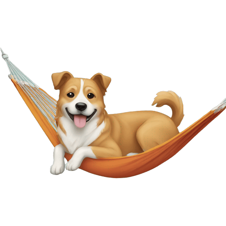 hammock for a dog with a dog emoji