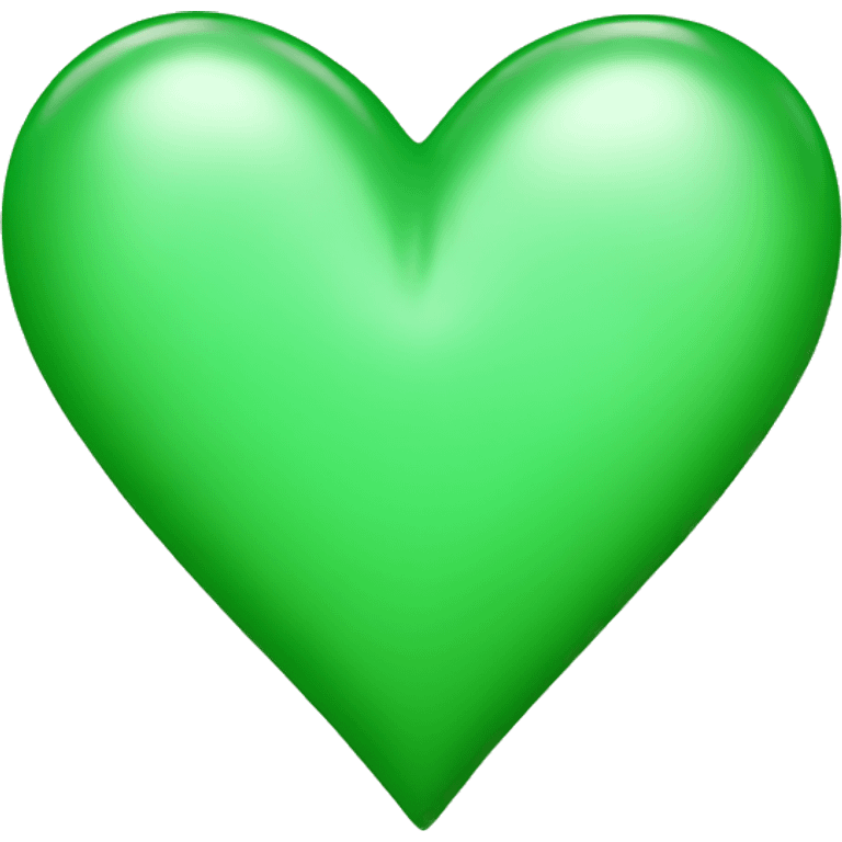 Green heart  emoji