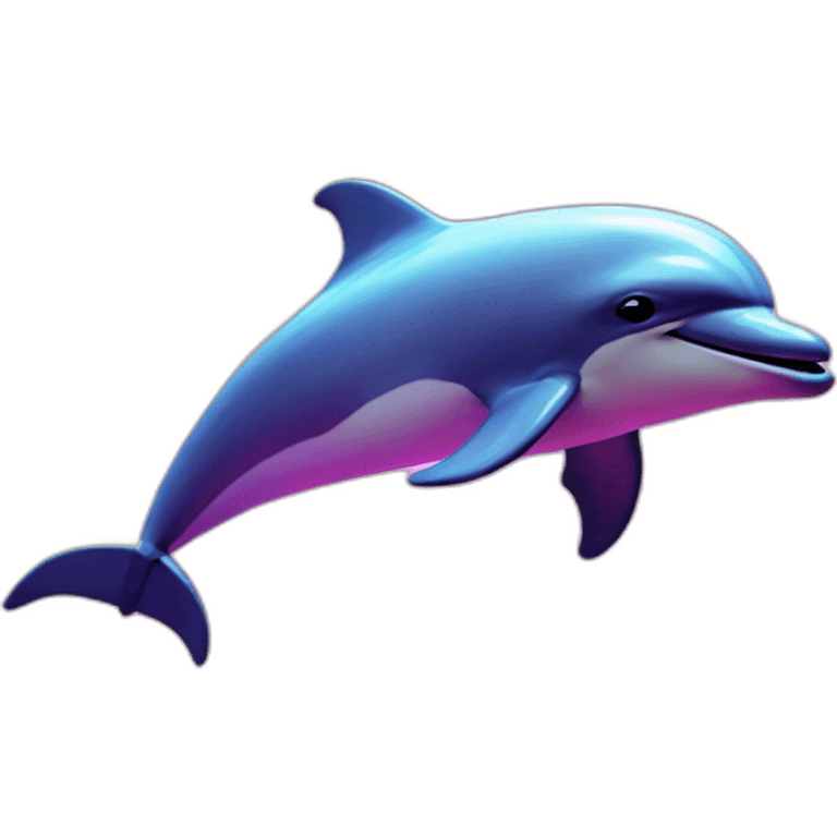 eccojam vaporwave dolphin emoji