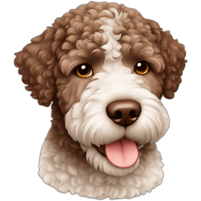 lagotto romagnolo all brown emoji