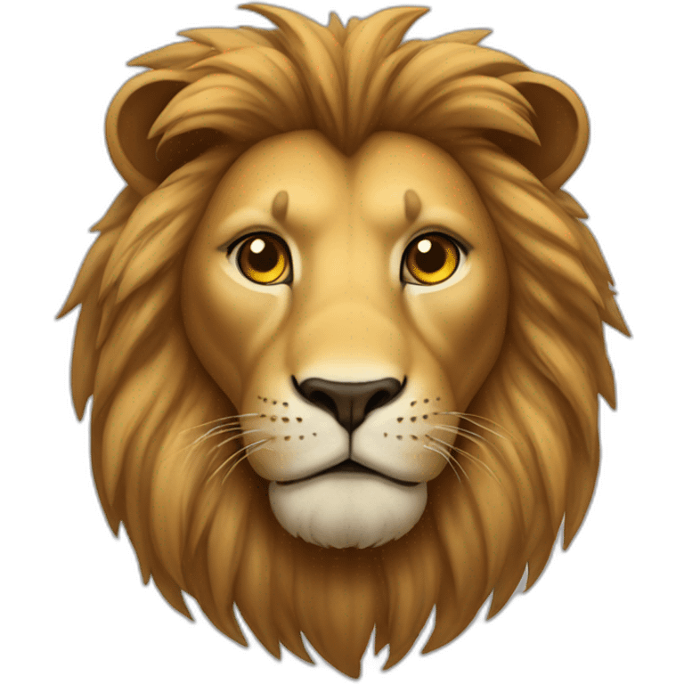 Lion with heart-eyes emoji