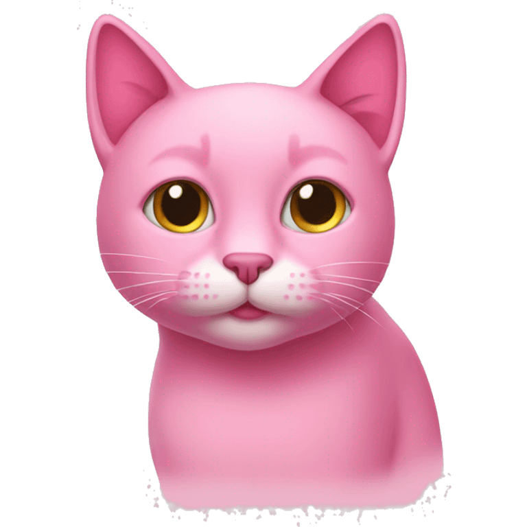 Pink cat emoji