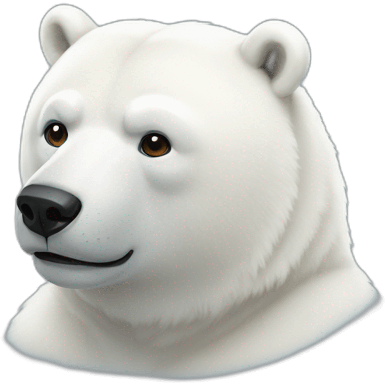 Oso polar emoji