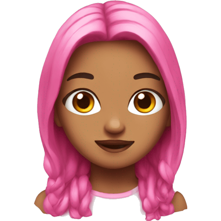 Pink cute emoji