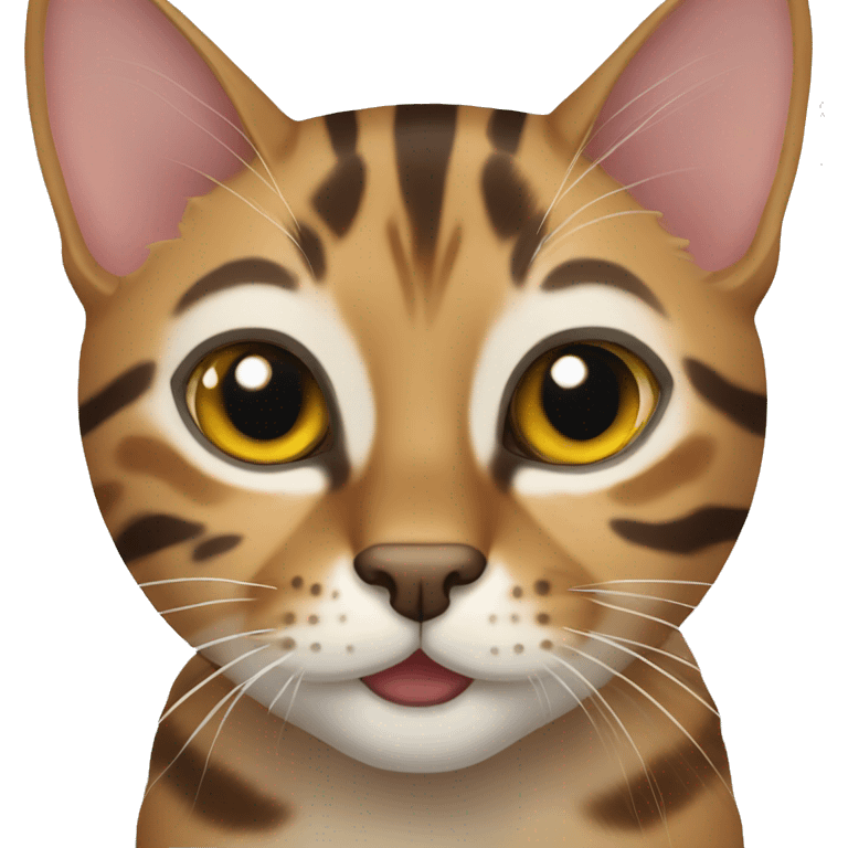 cat breed bengal emoji