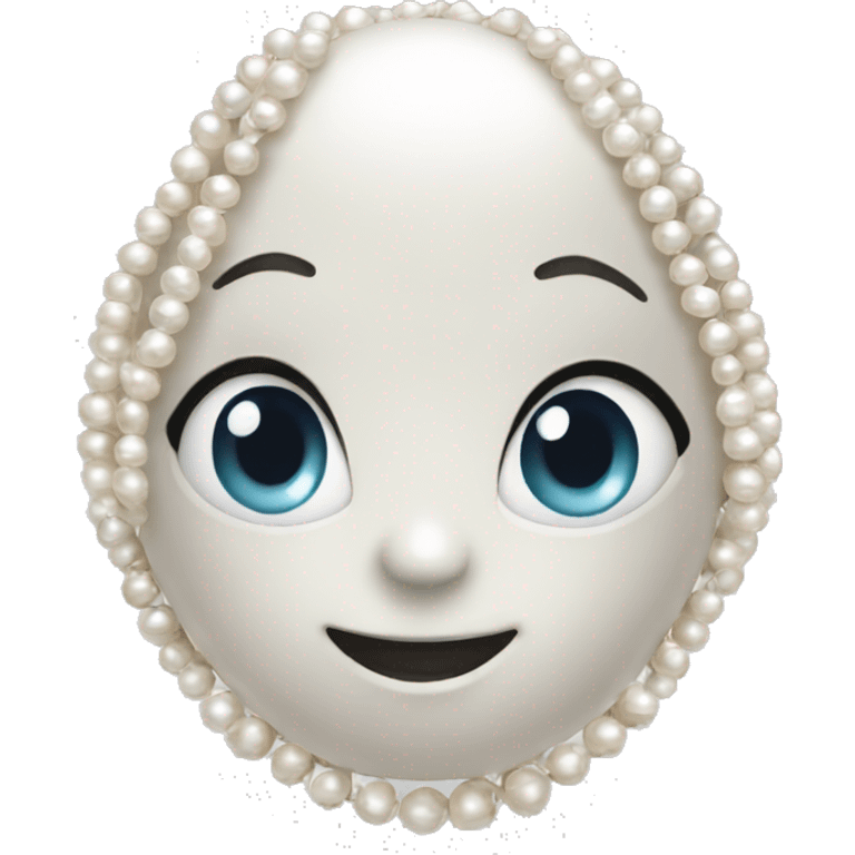 pearl for a necklace emoji