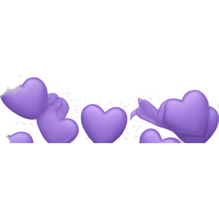 Lavender heart emoji