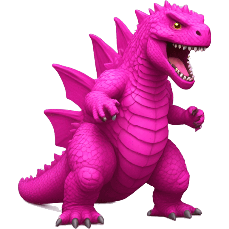 godzilla pink emoji