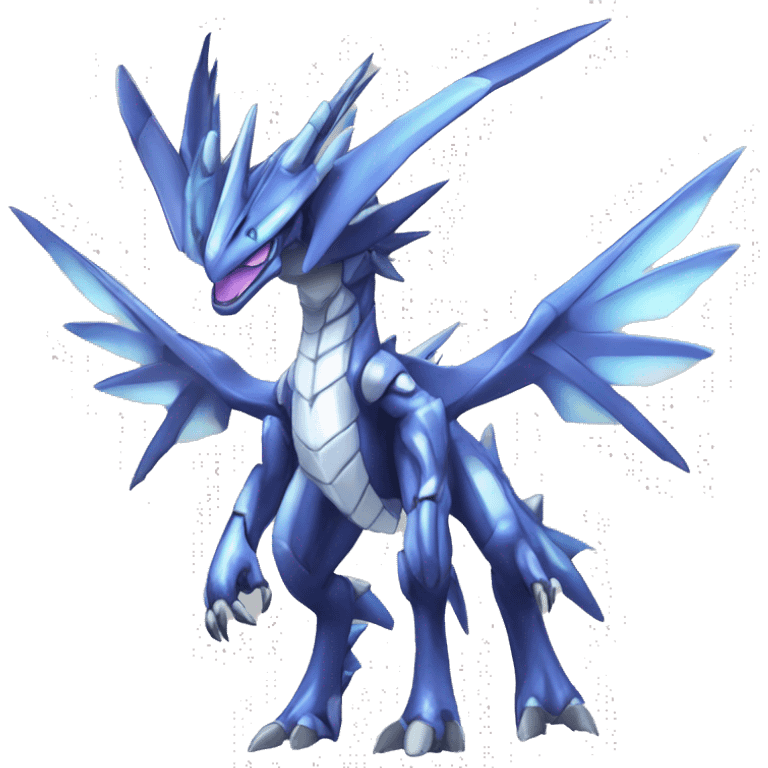  Cool Edgy Shiny Godly Ethereal Digimon-Genesect-Dialga-Reptile full body emoji