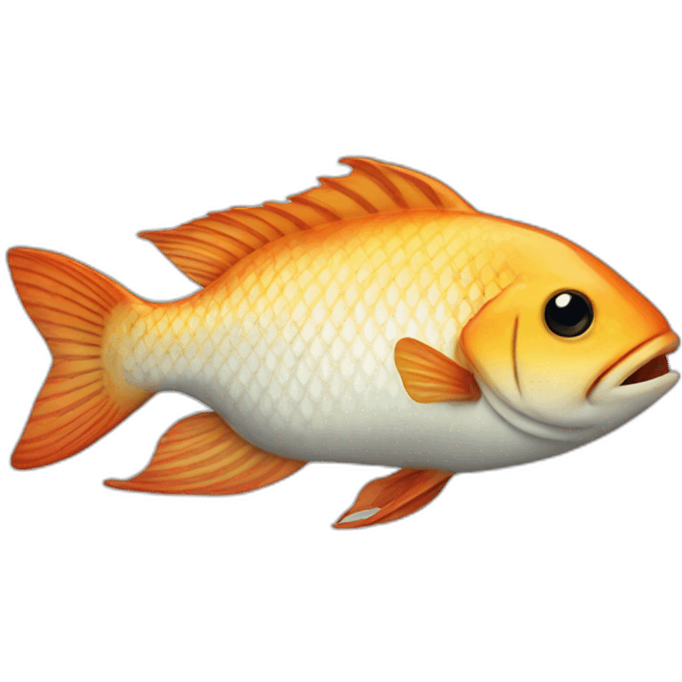 Fish apple emoji