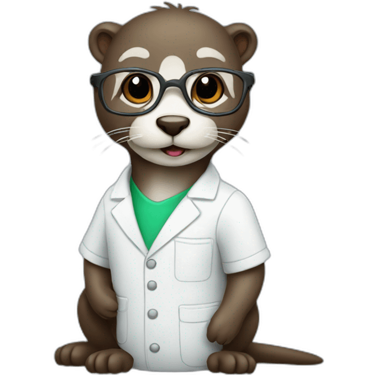 Chemist otter emoji