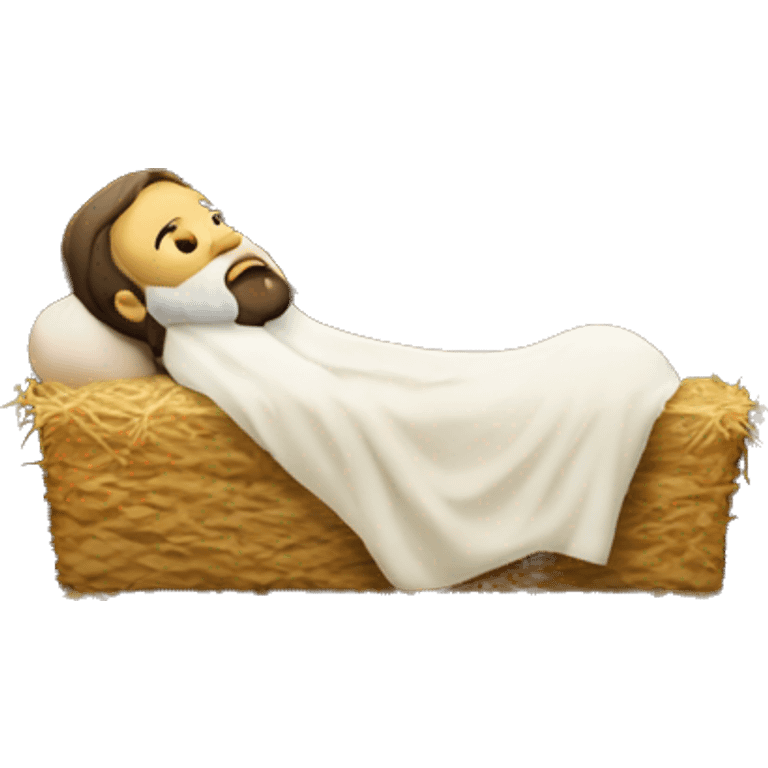 jesus’s manger for christmas  emoji