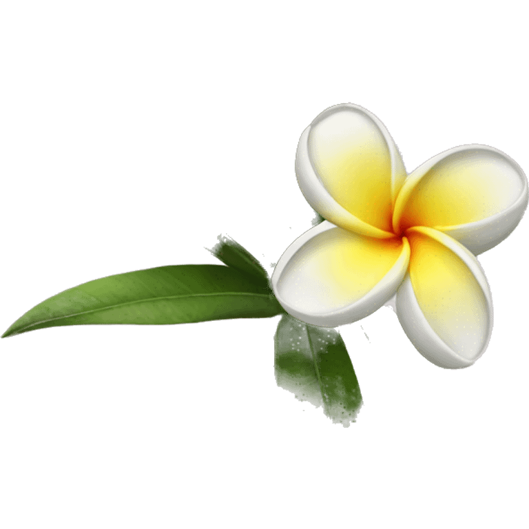 Plumeria  emoji