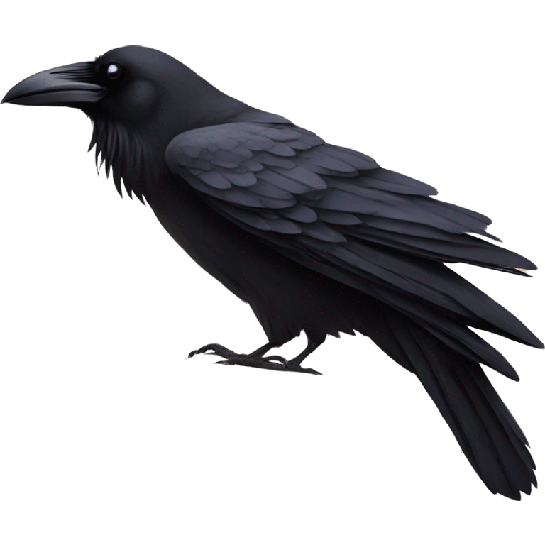 Raven on a book emoji