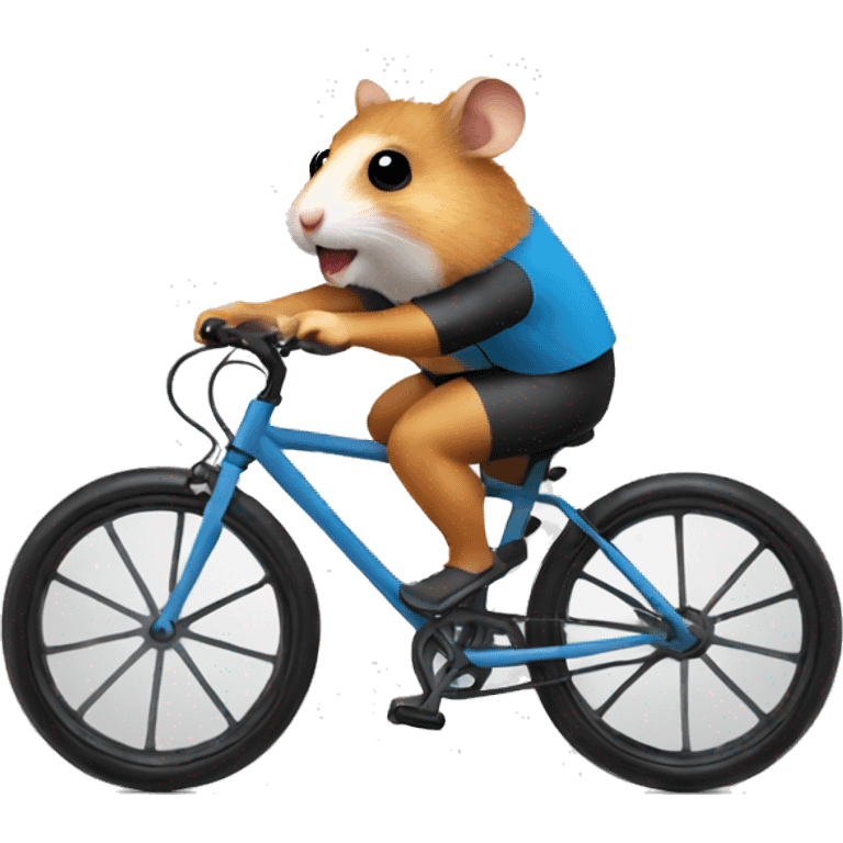 hamster cyclist emoji