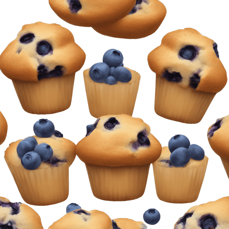 Blueberry muffin  emoji