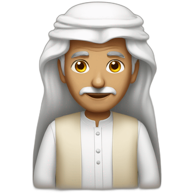 Old Saudi man emoji