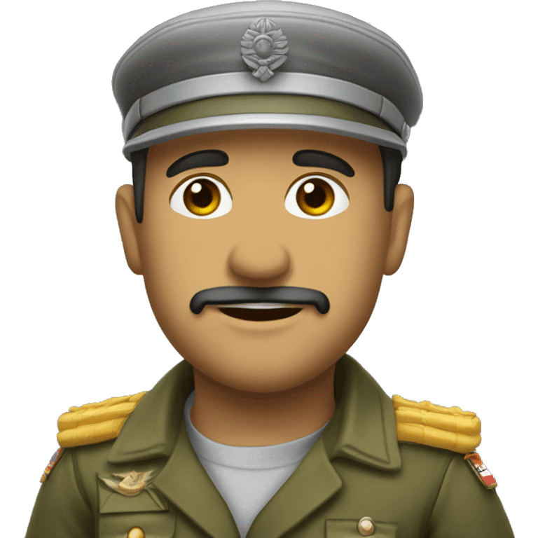 Soldado prestando continência emoji