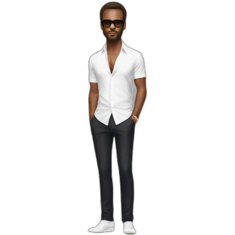 Tom ford full height with white t shir emoji