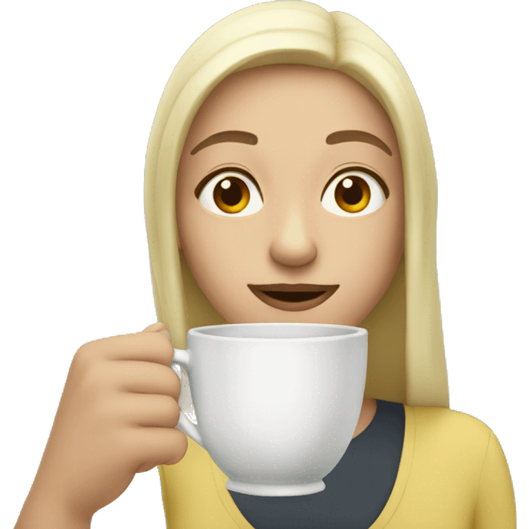 sipping tea emoji