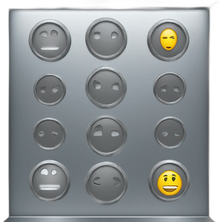 Elevator buttons emoji