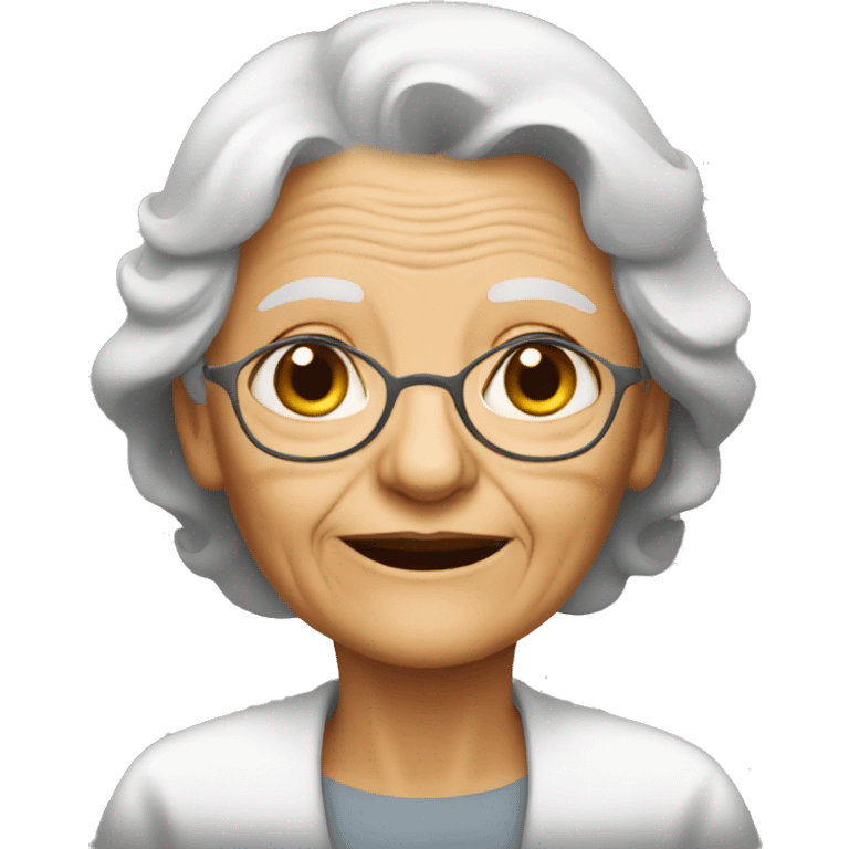 Old woman emoji