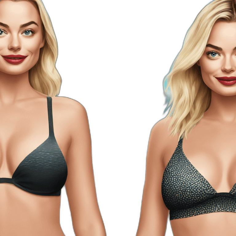 Margot robbie bikini emoji