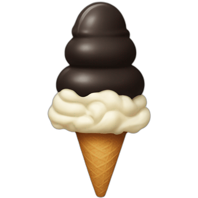 black icecream emoji