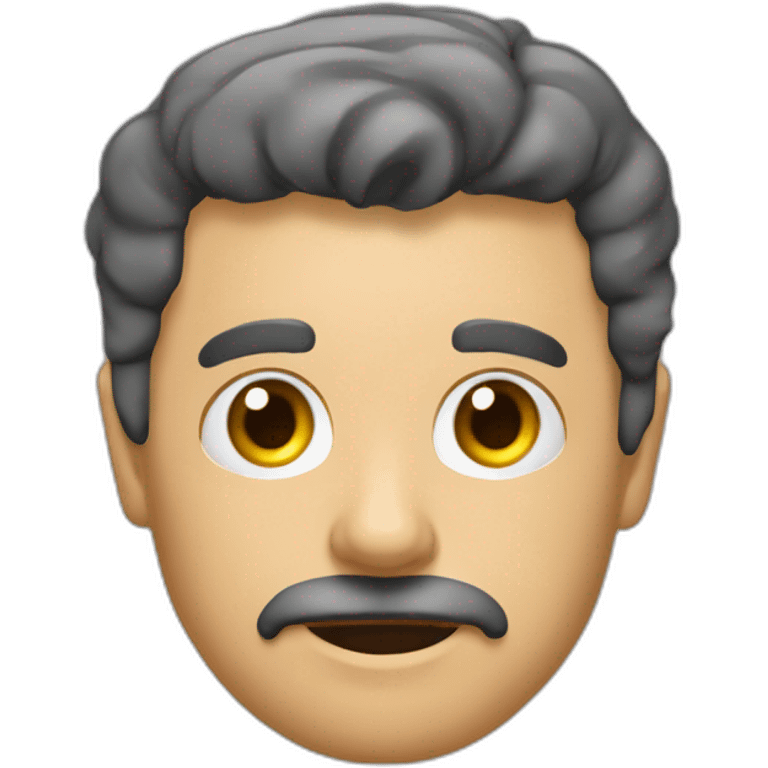 Hombre-enfadado-mediana-edad-vagabundo-calvo-cicatriz-en-cabeza emoji