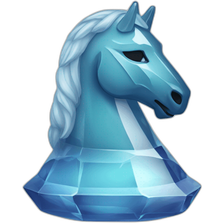 crystal chess knight emoji