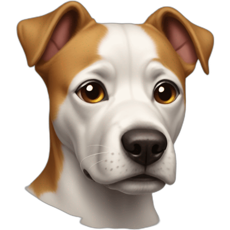 a dog with the head of robert downey jr emoji