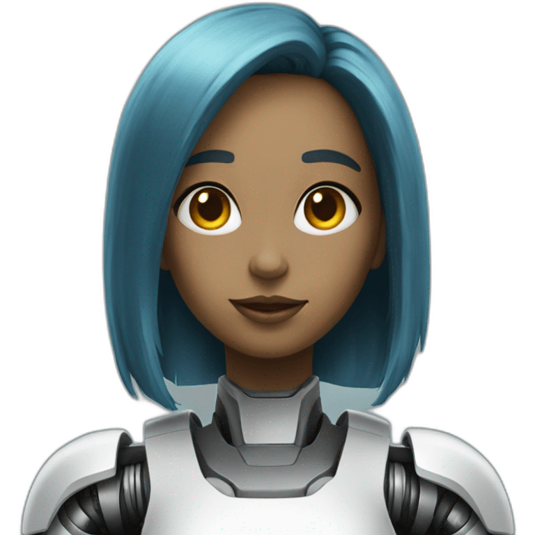 robot girl emoji