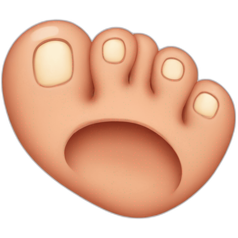 toe emoji