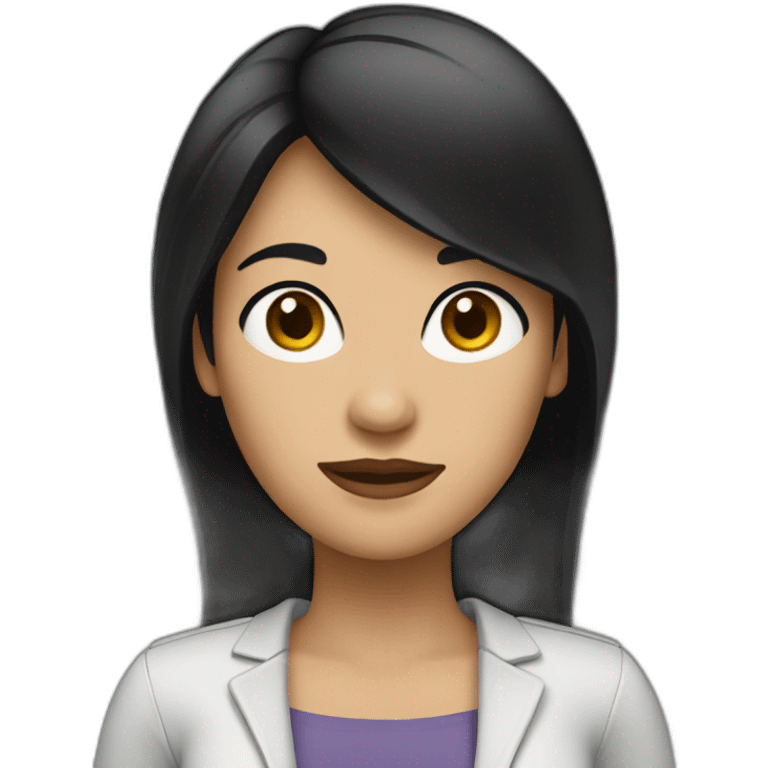 a constructor woman with rized black hair emoji