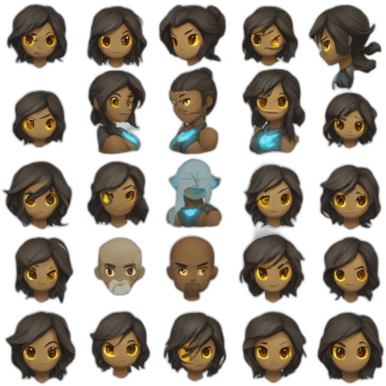 Avatar state Korra emoji