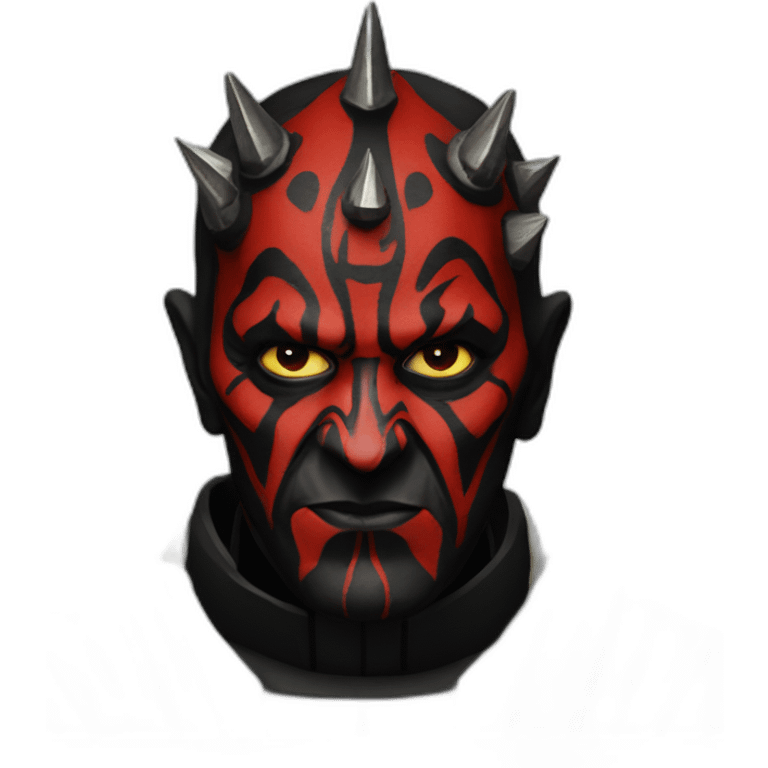 Darth maul as the pope emoji